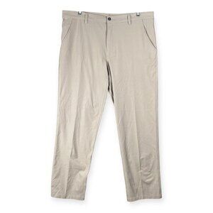 32 Degrees Heat Cool Performance Pants Men’s 38 Dusty Khaki Stretch Lightweight